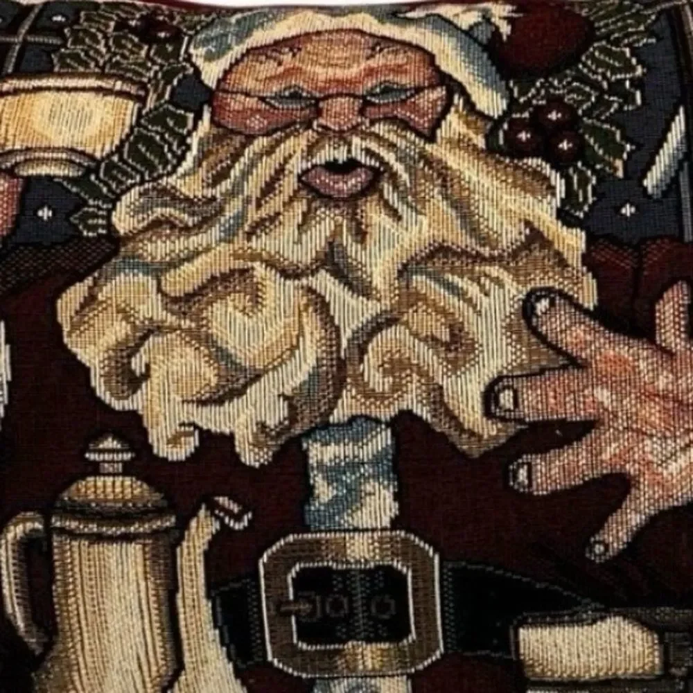 Handcrafted vintage santa